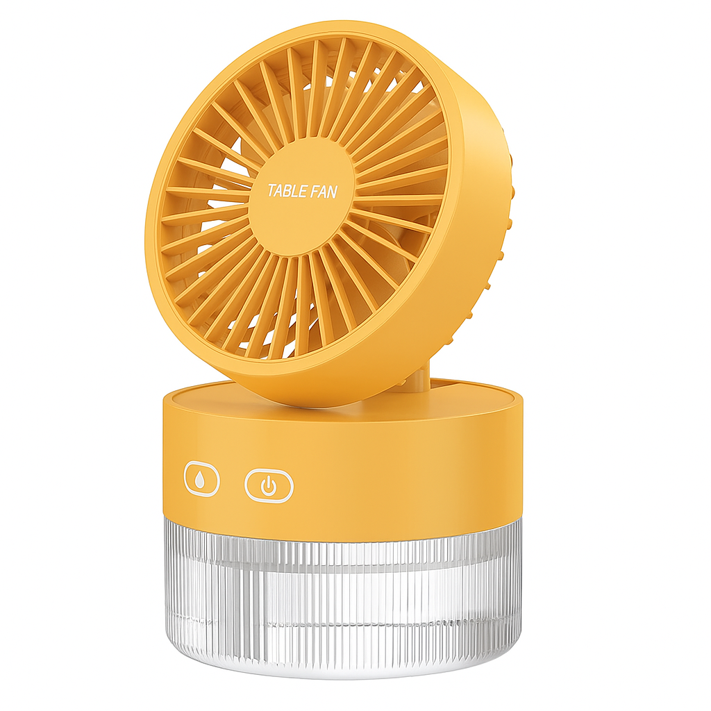 Table Fan mist humidify