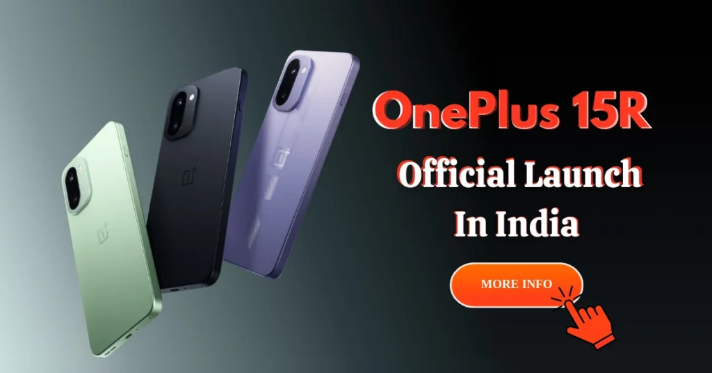 OnePlus 15R Official Launch in India