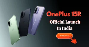 OnePlus 15R Official Launch in India