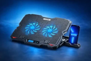 Cooling pad is computer accessories for office work and gamers also