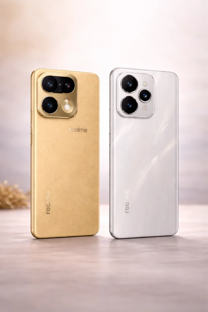 Back by Back image of realme 16 pro vs realme 15 pro