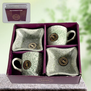 Festo Ceramic Tea Cups Mug Set (4 Pcs Set)